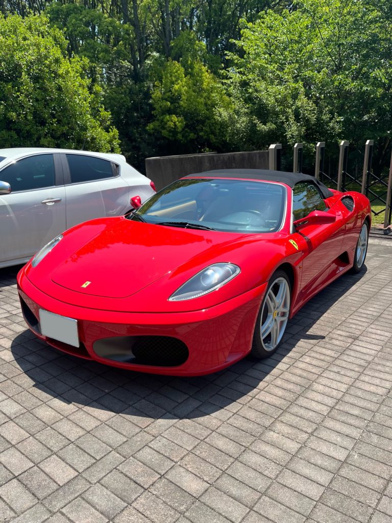 フェラーリ　F430スパイダー　レザーシートリペア施工事例のご紹介