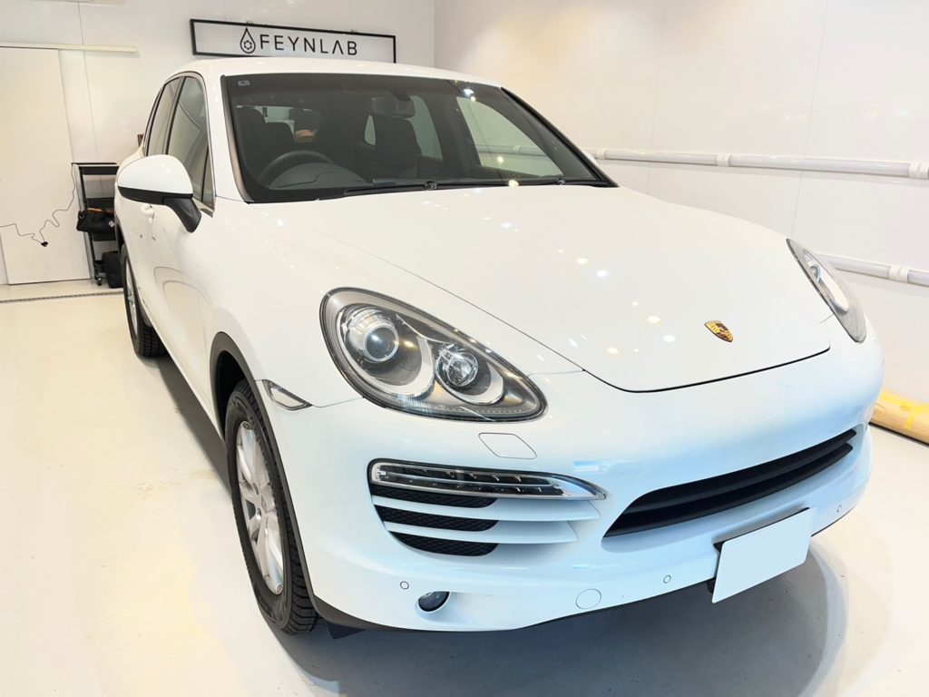 ポルシェ　カイエン　天井張替え作業のご紹介　