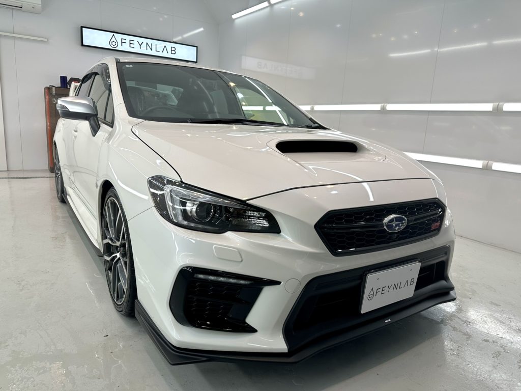 スバル　WRX STI　FEYNLABコーティング CERAMIC by Paul Dalton コーティング施工事例のご紹介